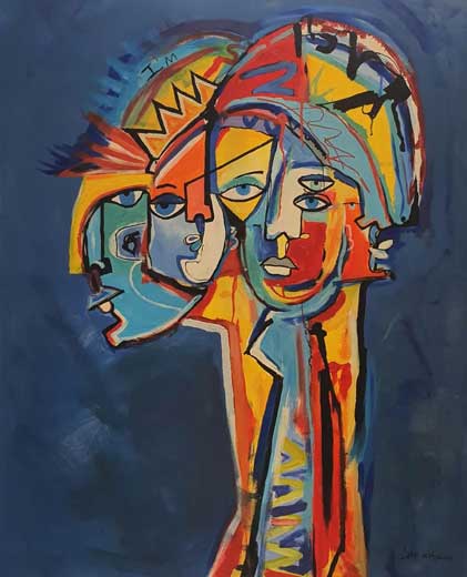 peinture nigérien artiste contemporain